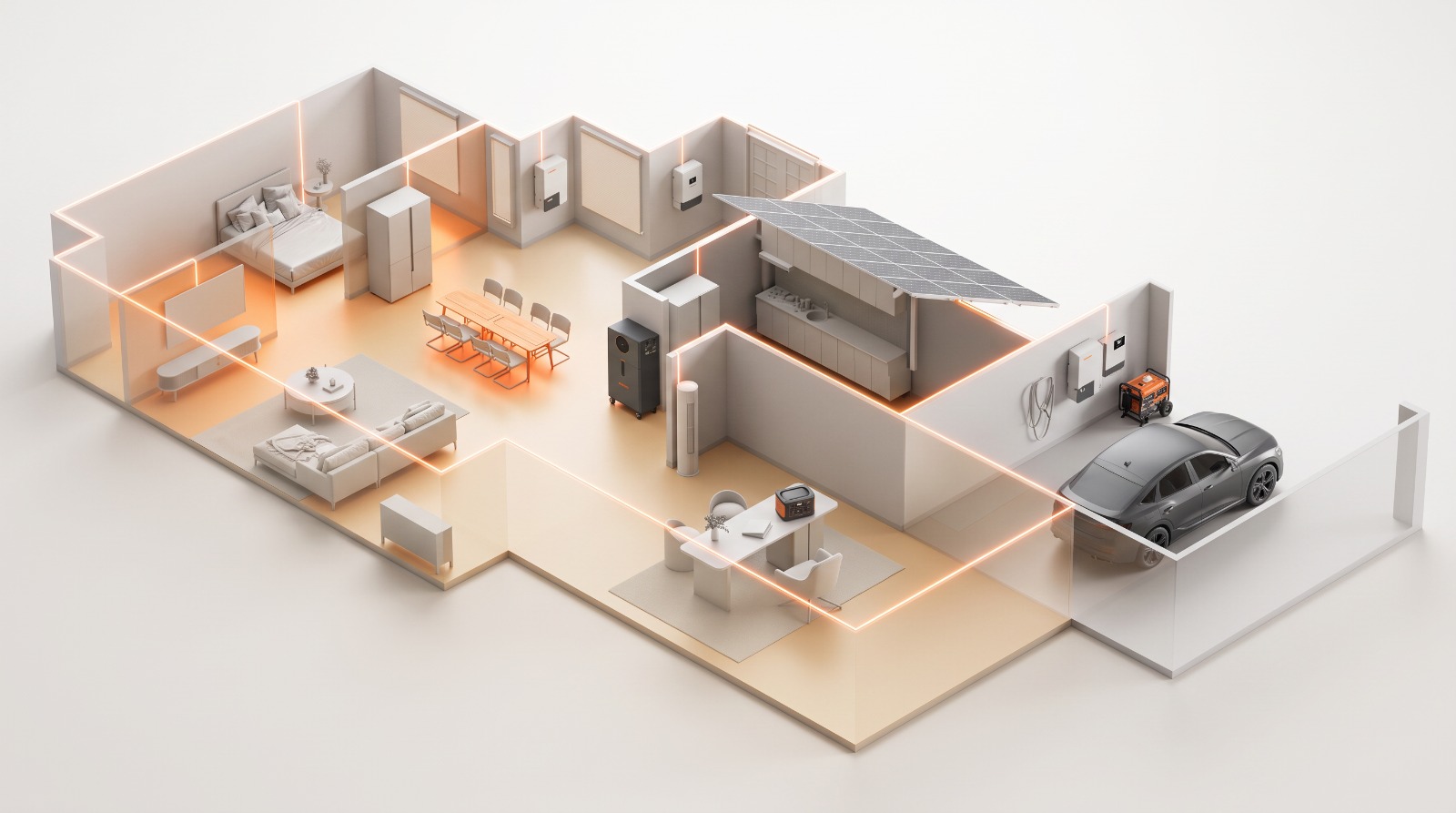 Smart home energy setup